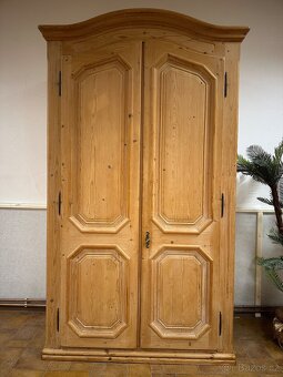 Dřevěná sKříň šíře 127cm 2dveřová - 5