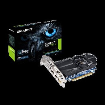 Gigabyte NVIDIA GeForce GTX 750 Ti OC edition - low profile - 5