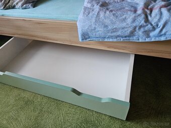 Patrová postel pro dvě děti Bibop + 2x malý psací stůl - 5