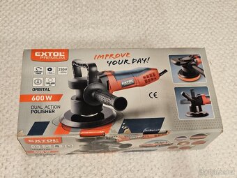 Orbitální leštička EXTOL PREMIUM 600W (skoro nepoužitá) - 5