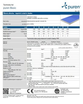 PUREN Basic PIR tvrdá pěna - 5