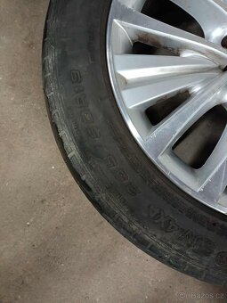 4ks alu disky BMW 5x120 R19 + pneu - 5