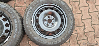 Plechové disky VW Troc 5x112 6x16 ET43 205/60r16 zimni - 5