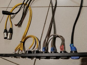 Rackové 19" panely XLR a speacon - 5