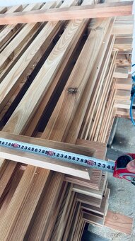 Modřínový hoblovaný plot SLEVA posledních 15 polí - 5