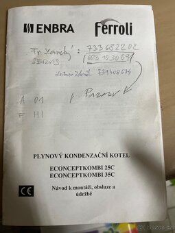 Plynový kotel Ferroli econceptkombi 25c - 5