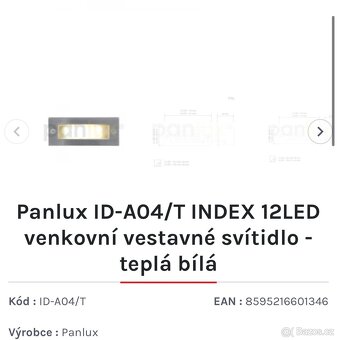 LED světla PANLUX ID-A04/T - 5