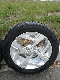 Originální ALU kola Hyundai i10 R15 + zimní pneu - 5