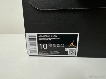 Nike Air Jordan 1 Low Bred Twist vel.44,5/28,5cm - 5