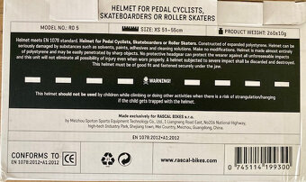 Dětská helma Rascal Bikes - aquamarine velikost S - 5
