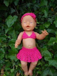 NOVÉ oblečky na panenky Baby Born - 5