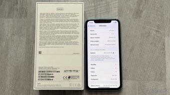iPhone XR 64GB blue modrý pěkný stav - 5