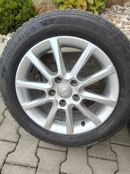 ALU disky originál Seat 5x112 r16 zimní pneu - 5