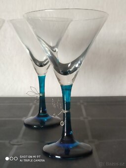 20 let nepoužité Martini sklenice - 5