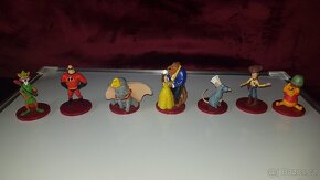 Dětské pohádkové knížky Disney - 47 ks bez CD + 7 figurek - 5