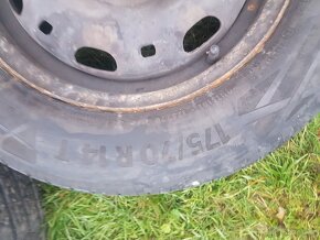 Pneu Continental letní 175/70 R14 + disky - 5