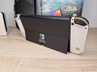 Nintendo Switch OLED Zelda + HRY a pouzdro - ZÁRUKA 1 ROK - 5