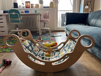 Elis design drevena montessori houpacka - 5