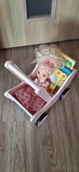 Dřevěný vozíček + chodítko - 5