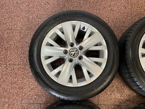 Originál Volkswagen ALU kola 5x112 r16 letní pneu 8mm - 5