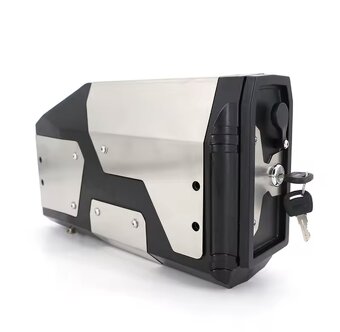 Box na nářadí (toolbox) BMW GS nerez/černý - 5