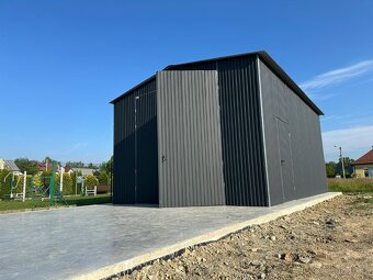 Plechová garáž 5x6m - 5