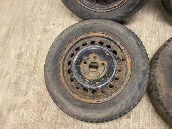 4x PLECHOVÝ DISK 6Jx15H2 ET47 5x112 S PNEU APOLLO 195/65R15 - 5