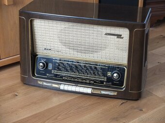 GRUNDIG 4040W/3D--pro znalce velmi vzácný model..rok1954 - 5