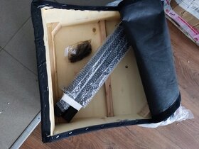 2 kusy židlí z umělé černé kůže - 5