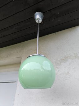 Starožitný Art Deco lustr "koule" - 30. léta - 5