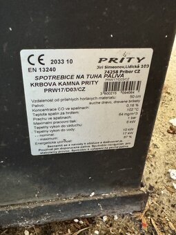 Krbová kamna PRITY - 5