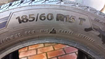 2 zimní pneu 185/60/15, 185/60r15 T. - 5