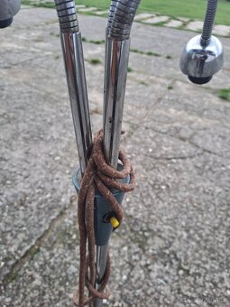 chromovaná stojanová  lampa -BRUSEL - 5