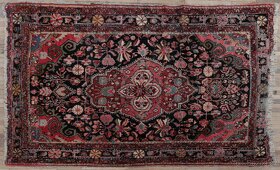 Starožitný perský koberec Hamedan 203 X 134 - 5
