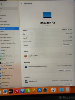NOVÝ APPLE MACBOOK AIR 13” 2022 M2/256GB/8GB/ZARUKA - 5