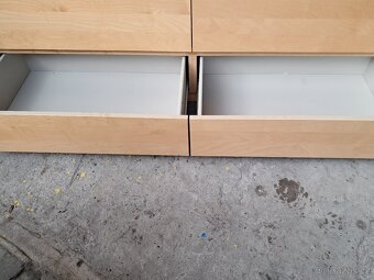 Ikea komoda Malm bříza 6 zásuvek - 5