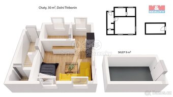 Prodej chaty, 30 m², Dolní Třebonín - 5