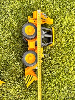 Bruder 1654 Nákladní auto MAN návěs + traktor JCB MIDI CX - 5