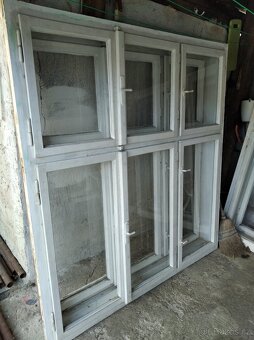 ŠPALETOVÁ DŘEVĚNÁ OKNA 162x172 cm - 5