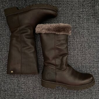 Dámské dívčí zimní kožené boty kozačky Panama Jack vel. 36 - 5