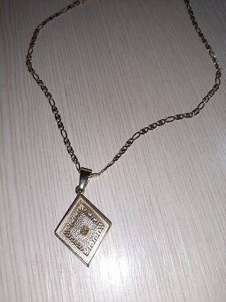 Zlatý řetízek s přívěskem - 5