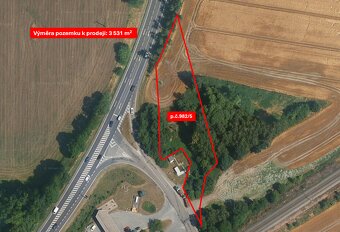 Pozemek Bystřice u Benešova - 3 531 m2, ostatní plocha - 5