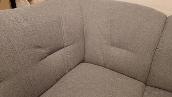 Rohová rozkládací sedačka do U - 5