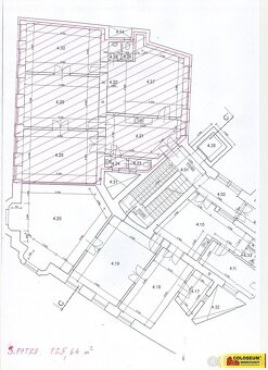 Brno-město, pronájem kanceláře 125m², po rekonstrukci, k pod - 5