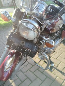 Yamaha XV Virago 125 (5AJ) r.v.:1998 červená-tmavá (TOP stav - 5