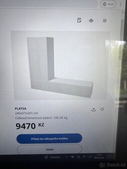 Šatní sestava PLATSA IKEA - 5