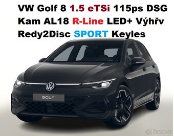 GoLF8 R-Line1.5eTSi 115ps DSG R2D Kam PDC LED Keyl AL 4/25 - 5