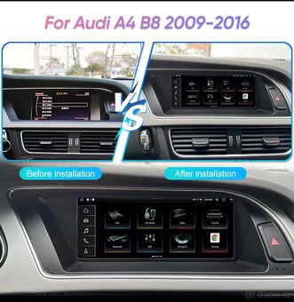 Audi A4 B8 předface Android Auto Apple Carplay 8.8" - 5