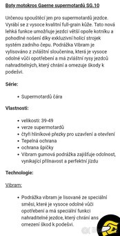 Motokrosové boty Gaerne FG 10 vel. 46 - 5