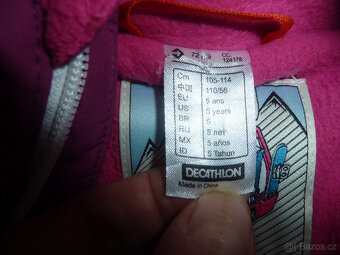 Dívčí zimní kombinéza Wedze vel. 110 - 5